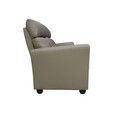 Half Leather Sofa 1 Seater With Recliner + 2 Seater + 3 Seater REC131